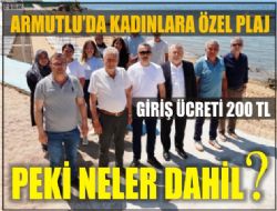 Armutlu il�emizde kad�nlara �zel plaj